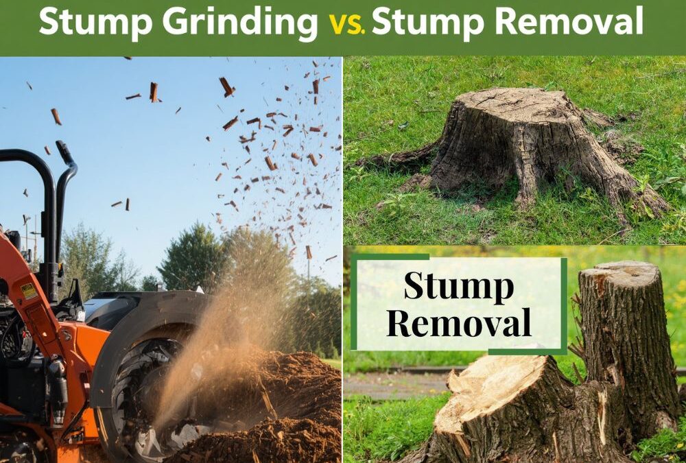 Stump Grinding vs. Stump Removal: Which Is Right for Your Yard?