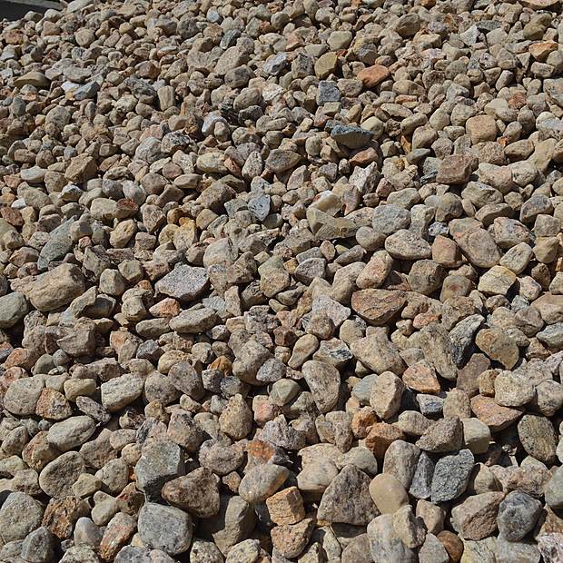 1½" Natural Stone at the Mulch N' More yard in Exeter, Rhode Island