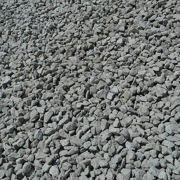 ¾" Blue Stone at the Mulch N' More yard in Exeter, Rhode Island