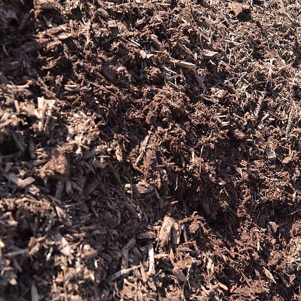 Premium Mulch — Brown at the Mulch N' More yard in Exeter, Rhode Island
