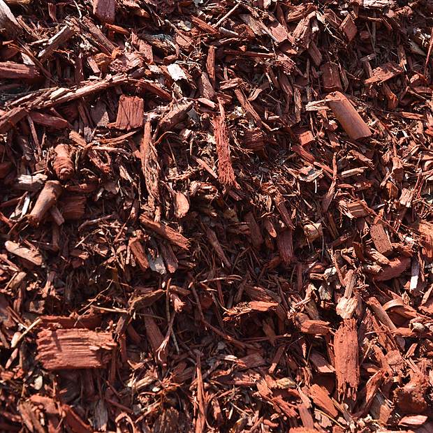 Premium Mulch — Ruby Red at the Mulch N' More yard in Exeter, Rhode Island