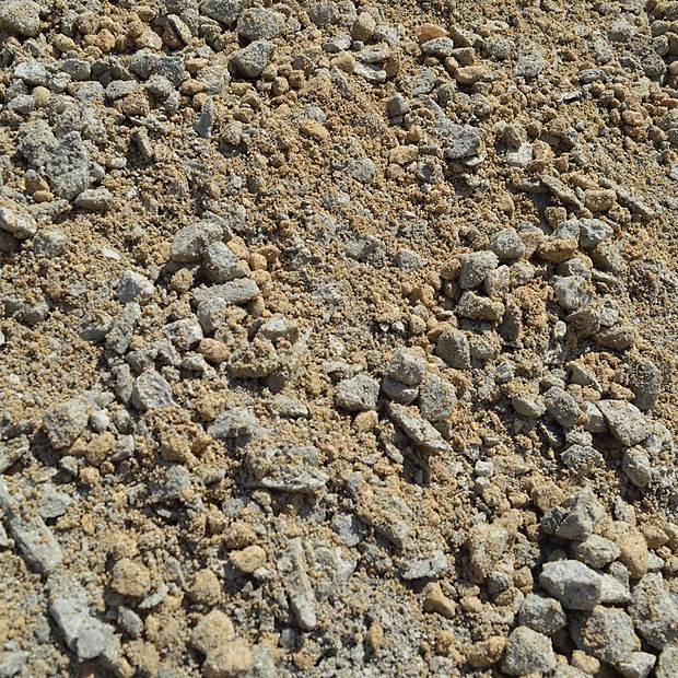 Processed Gravel at the Mulch N' More yard in Exeter, Rhode Island